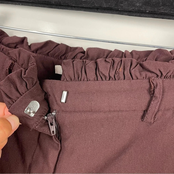 89th + Madison Paper Bag High Waist Trousers Office Career Wear Size 8 - Picture 6 of 8